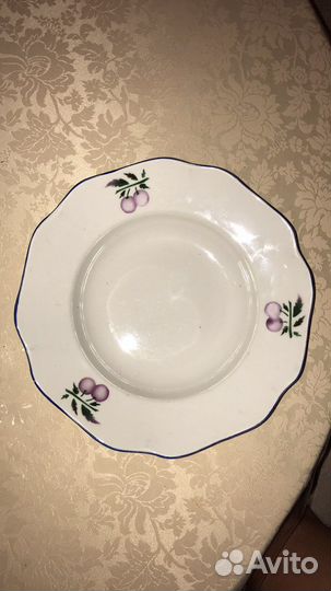 Тарелка Дулёво начало 40-х годов Серп и Молот