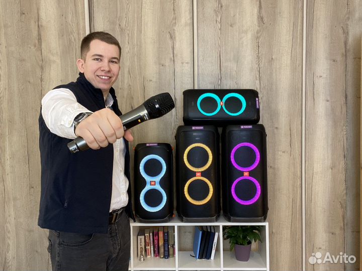 Аренда колонок JBL Partybox 310/110 + микрофон