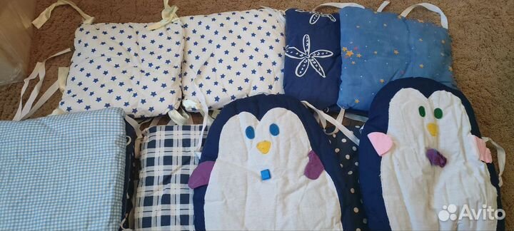 Бортики в кроватку и детские вещи