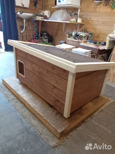 Домик для кошки уличный(утеплённый)