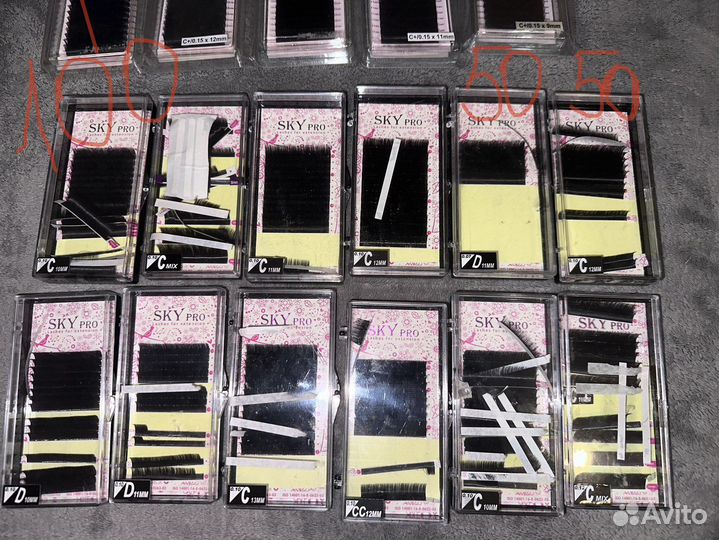 Ресницы для наращивания, материалы