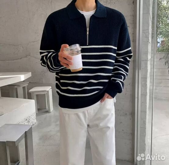 Оверсайз свитер в стиле Old money