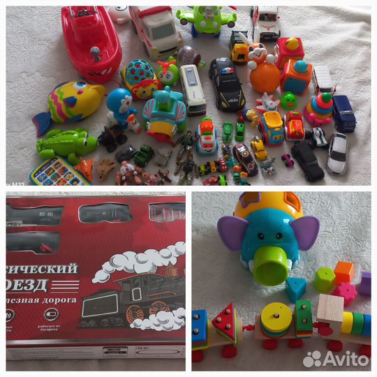 Детские игрушки пакетом для мальчика