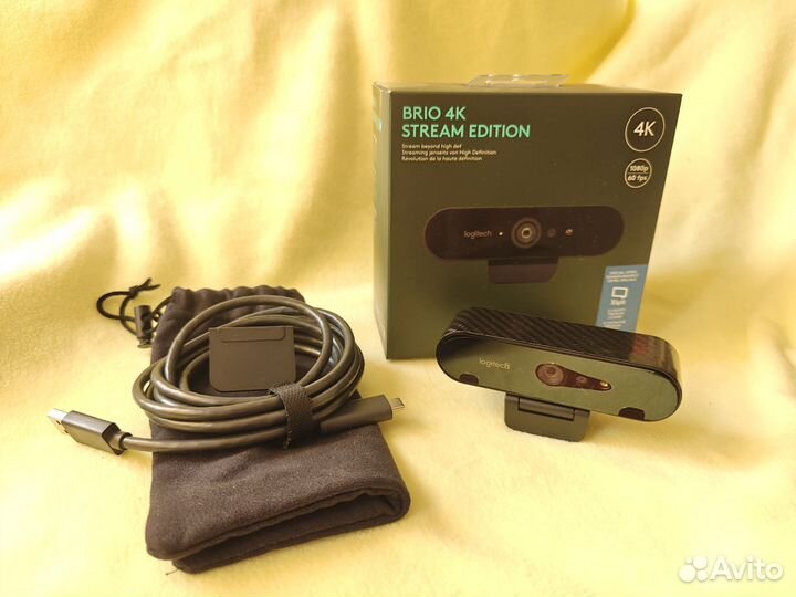 Веб-камера Logitech Brio 4K Stream Edition
