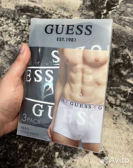 Боксеры Guess