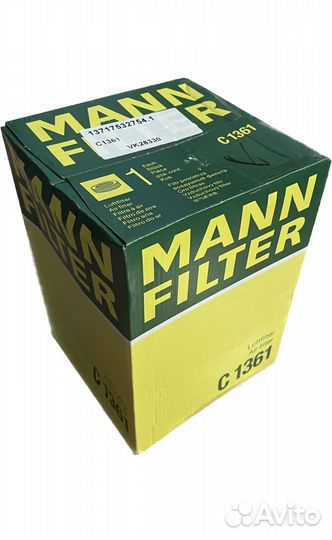Фильтр воздушный mann C1361