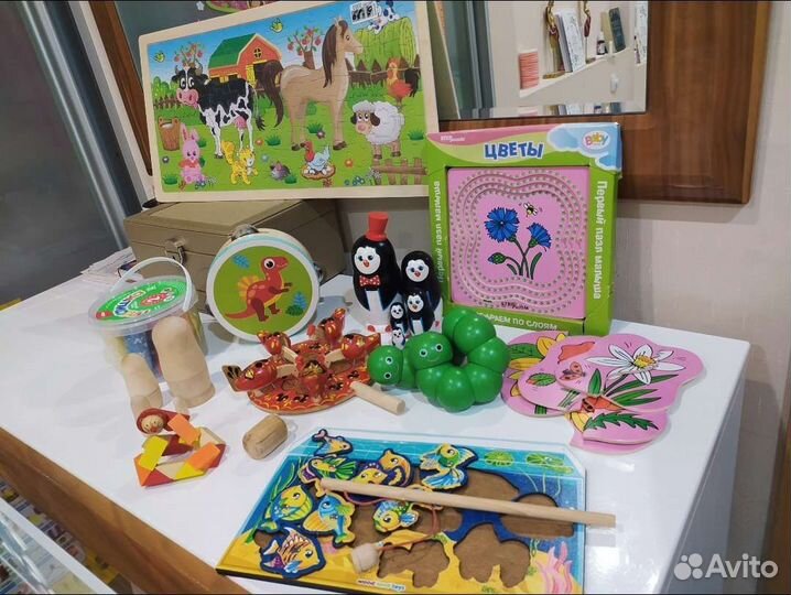 Развивающие игрушки пакетом