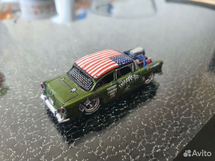 Hot wheels custom 55 Chevy gasser bel air