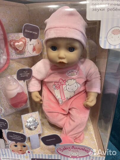 Кукла девочка baby annabell