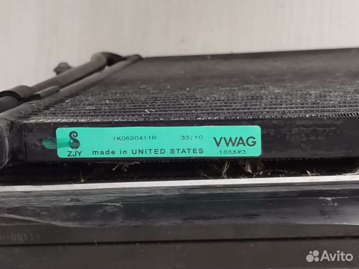 Радиатор на Volkswagen golf 6