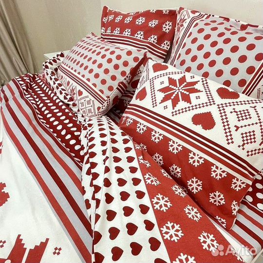 Постельное бельё Евро 200х220см, 240х260см, 50х70с