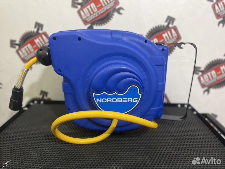 Шланг на самоскручивающейся катушке, 14 м.nordberg