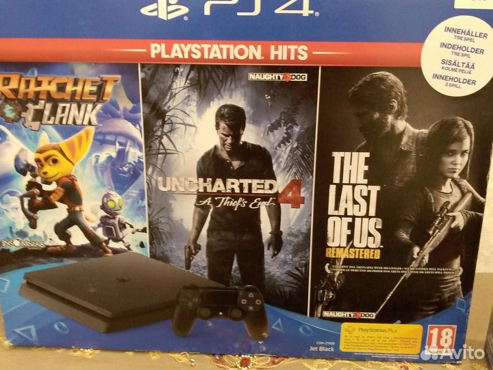 Sony playstation 4 1000 GB 4 Диска