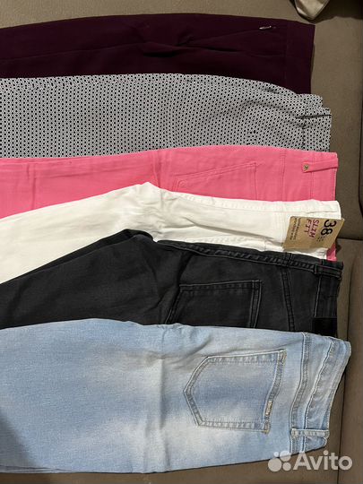 Вещи размер 40-42 брюки джинсы юбки платье