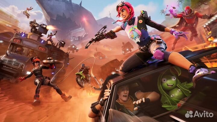 Боевой пропуск Fortnite фортнайт скины подарком