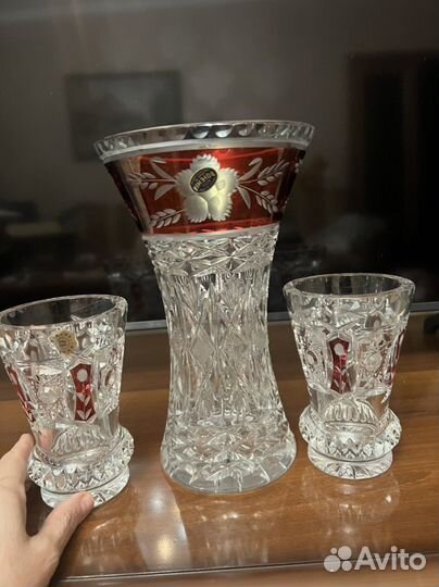 Ваза хрусталь