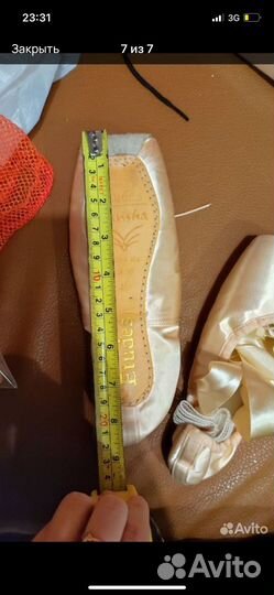 Пуанты sansha etudes размер 9М (39)