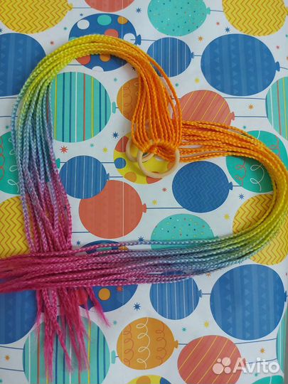 Косы на резинке