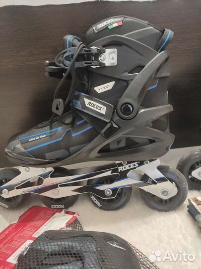 Роликовые коньки roces Yvon, колеса 84мм, abec 7