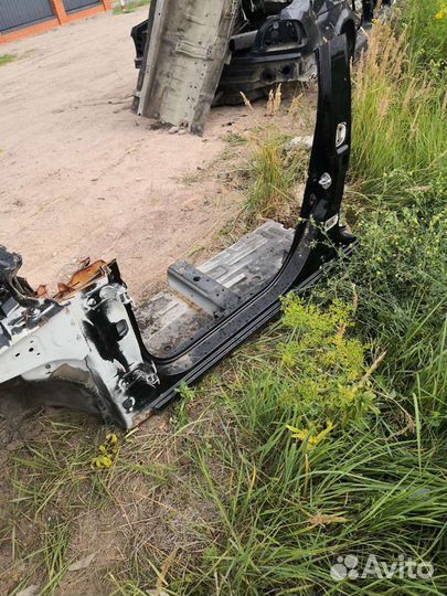 Kia rio 2 лонжерон левый порог стойка