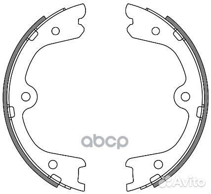 4264.00 колодки барабанные ручника Nissan Path