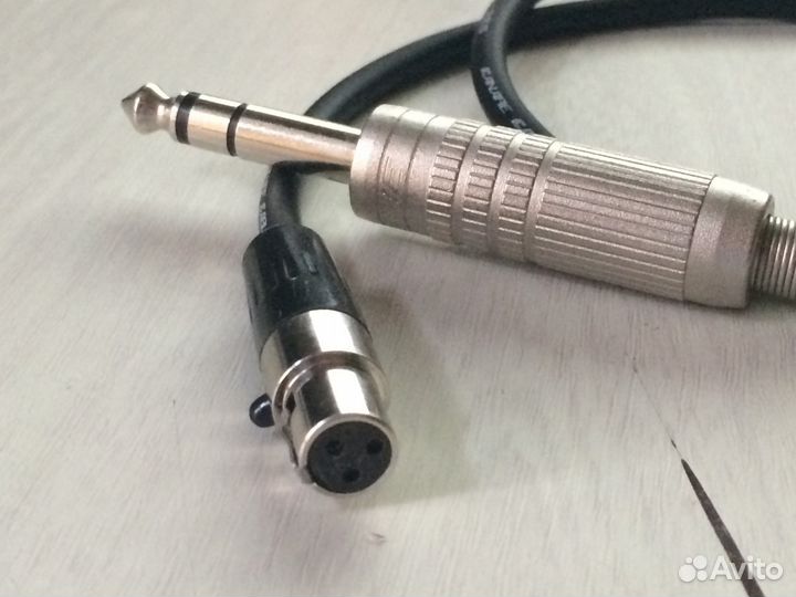 3-pin lemo to jack 6.3 cable canare TA3F to NP3C