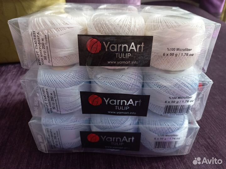 Пряжа нитки для вязания хлопок