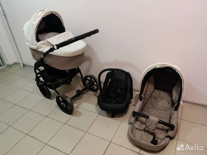 Коляска 3 в 1 rico basic bella