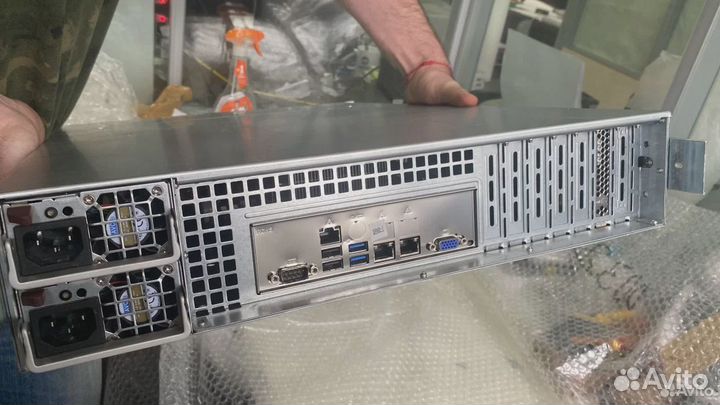 Сервер Supermicro(Xeon e5 2686v4*2,128gb,2tb*2)