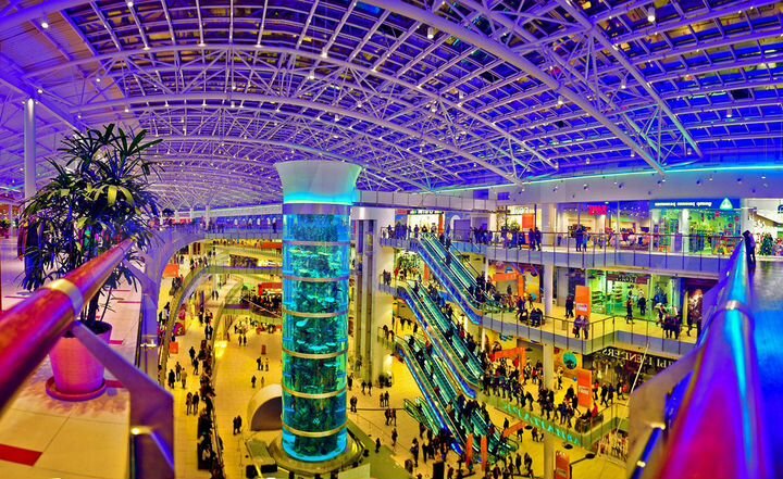 Аренда торгового помещения в ТЦ Авиапарк 130 м²