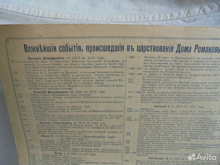 Антиквар календарь 1913г к 300 летию дома Романовы