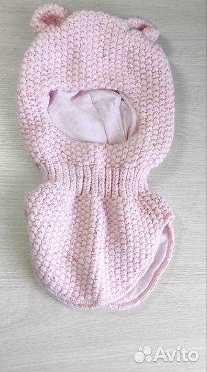 Шапка шлем для девочки