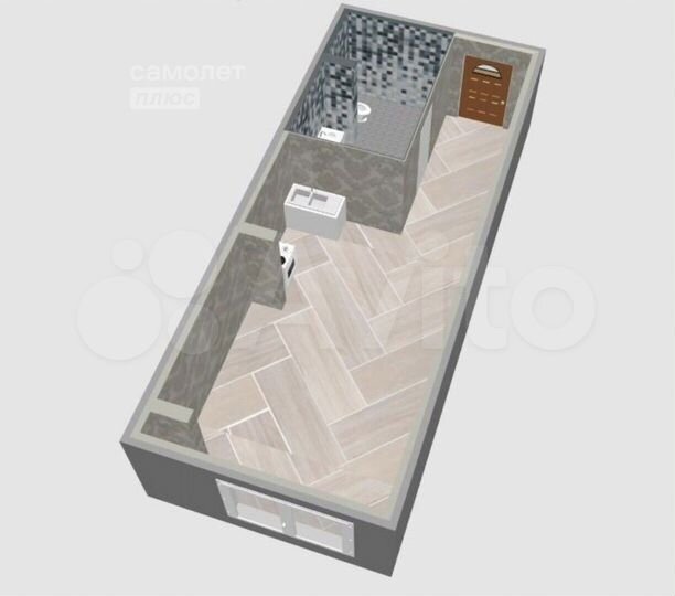 Апартаменты-студия, 23,8 м², 10/12 эт.