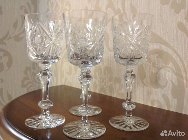 Фужер хрустальный СССР большой