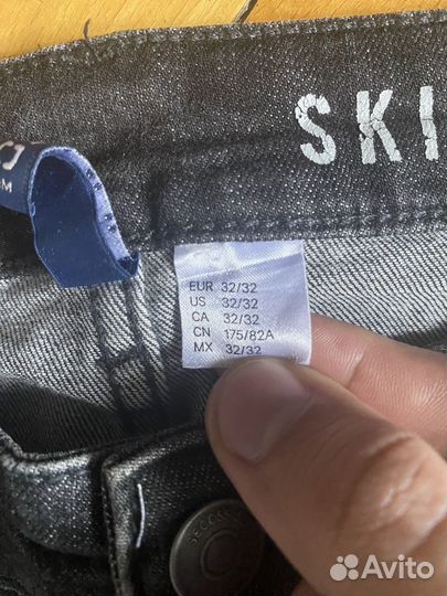 Джинсы мужские h&m skinny