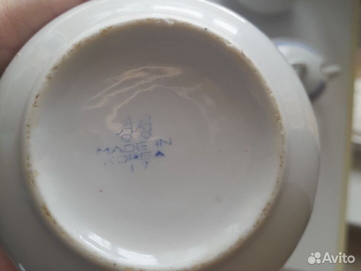 Супница фарфор СССР, соусник, сахарница Корея