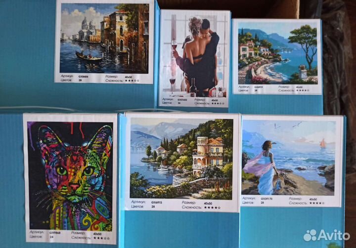 Картины по номерам