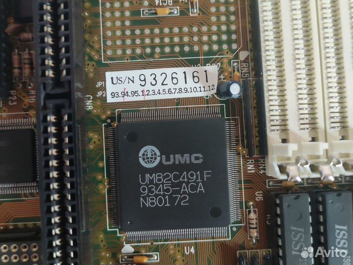 Ретро материнская плата am386DX-40