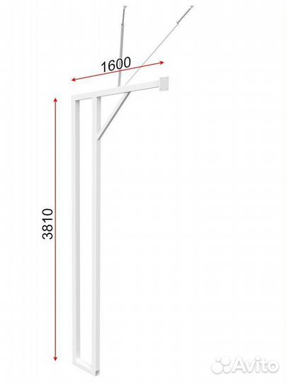 Баскетбольная стойка Pio 981182