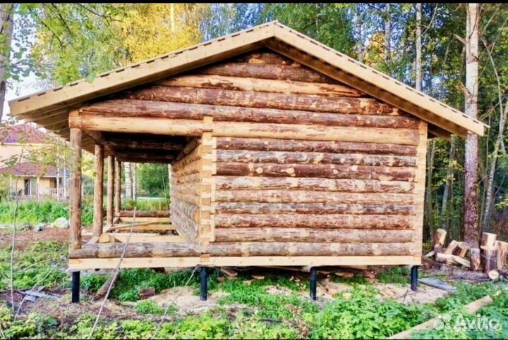 Сруб дома из бревна 9х4+2 (9/6)