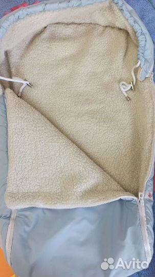 Продам зимний конверт на овчине