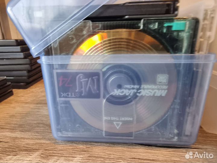 MD диски sony/maxell/axia/victor Боксы