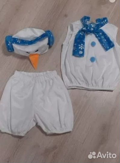 Костюм снеговика 110-122