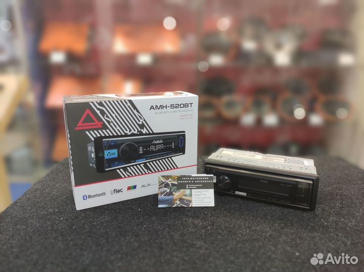 AurA AMH-520BT Магнитола 1din