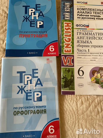 Пособия 6 класс