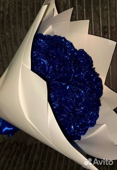 Букет из атласных лент