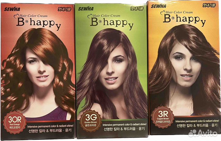 Краска натуральная для волос Южная Корея