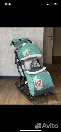 Санки коляска ника