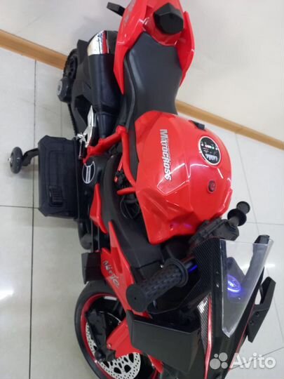 Детский электро мотоцикл (кавасаки)