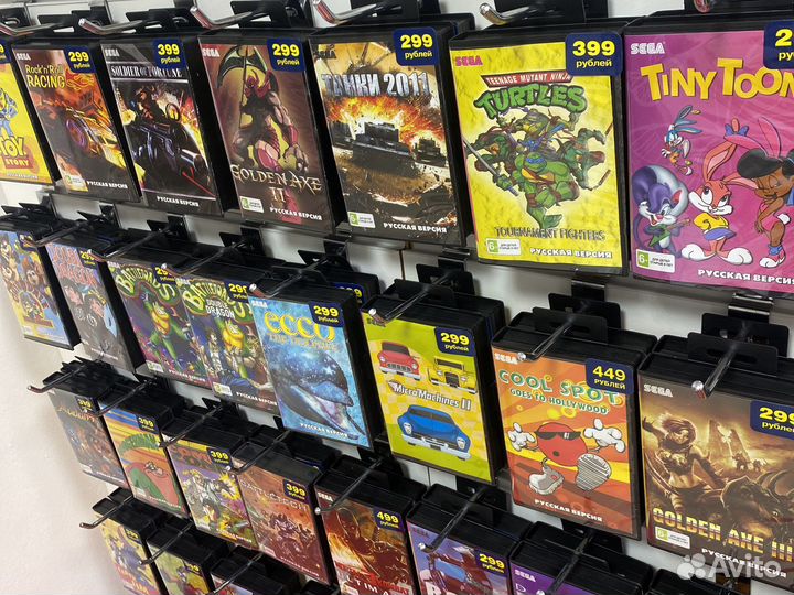 Картриджи sega 16 bit